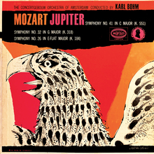 <cite>Mozart Jupiter</cite> LP cover