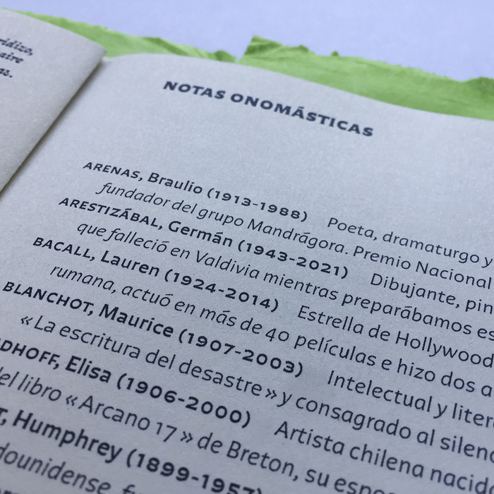 Towards the end, we included an index of names.
