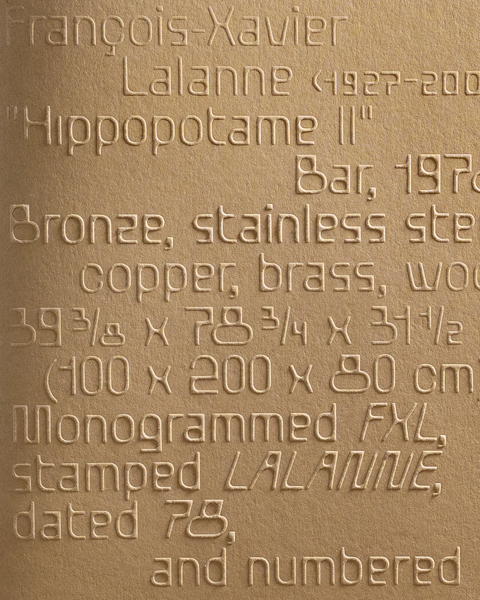 Hippopotame II auction booklet by Christie’s 2