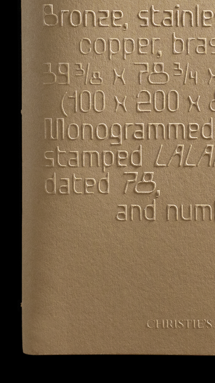 Hippopotame II auction booklet by Christie’s 3