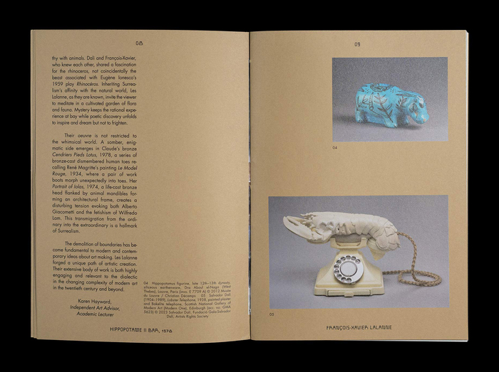 Hippopotame II auction booklet by Christie’s 10
