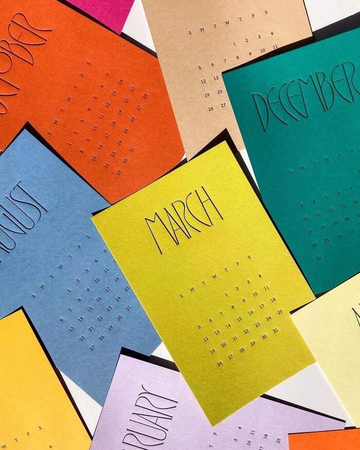 2023 calendar by Palindrome Creative Co. 3