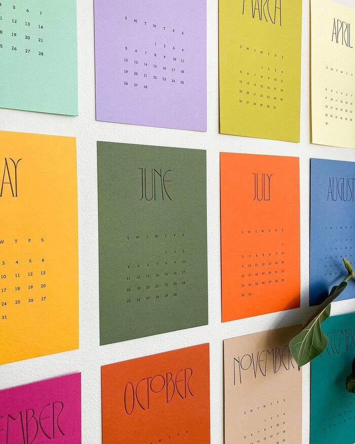 2023 calendar by Palindrome Creative Co. 4