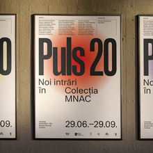 <cite>Puls 20</cite> exhibition identity