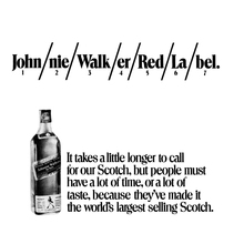 Johnnie Walker Red Label ad