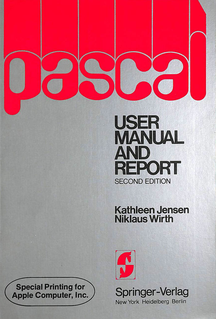 Pascal User Manual and Report, second edition.