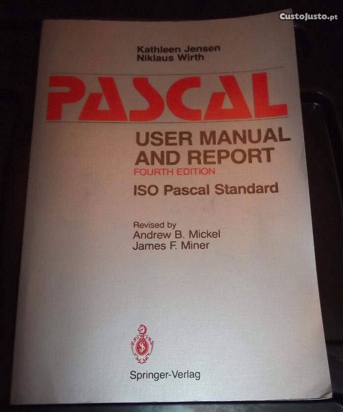 Pascal User Manual and Report by Kathleen Jensen & Niklaus Wirth