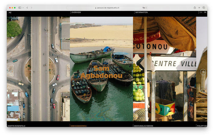 Migrant Journeys website 2