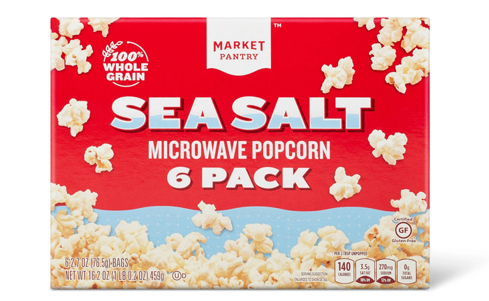 Market Pantry Microwave Popcorn packaging 2