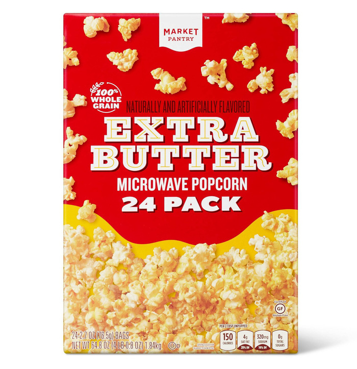 Market Pantry Microwave Popcorn packaging 4