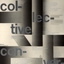 Rice Architecture lecture program poster II