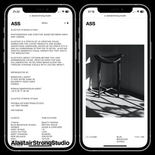 Alastair Strong Studio website