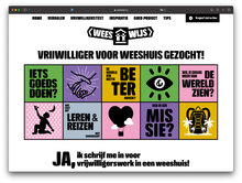 Wees Wijs logo and website