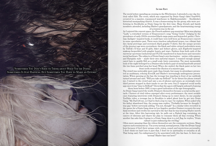 032c magazine, #42 “Drain Gang” 5