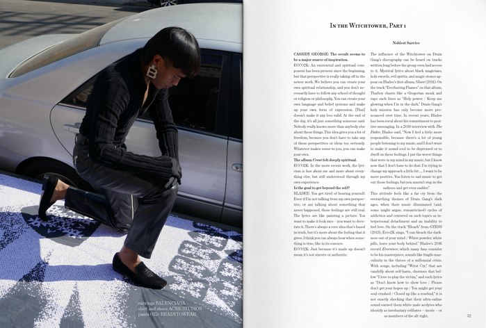 032c magazine, #42 “Drain Gang” 9