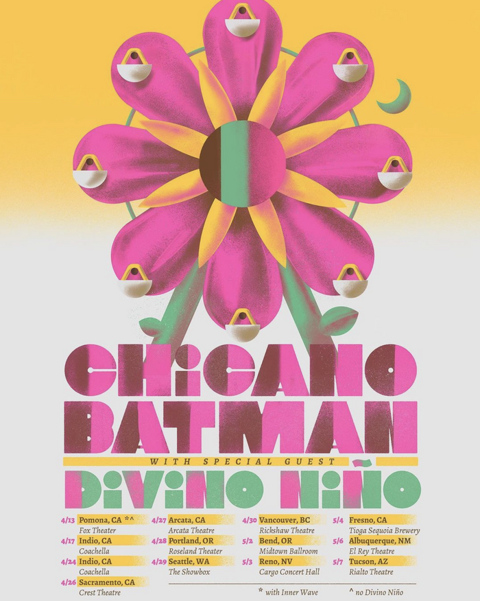 Chicano Batman spring 2022 tour and concert posters 1