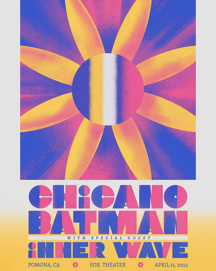 Chicano Batman spring 2022 tour and concert posters 2