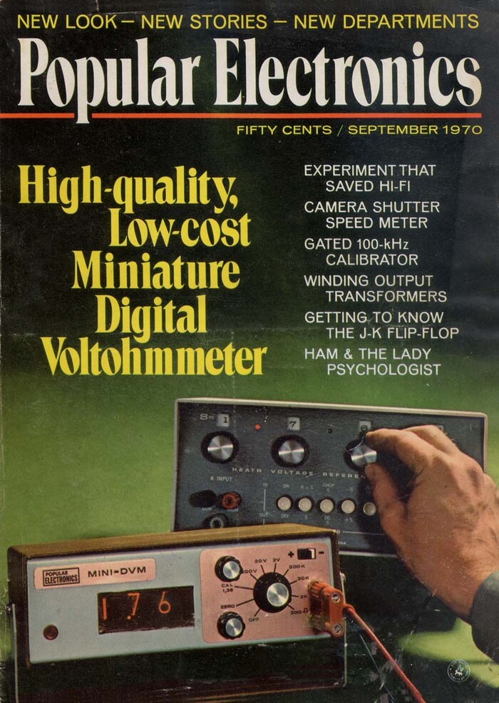 Vol. 33, no. 3 from September 1970 was the first issue to feature the new design.