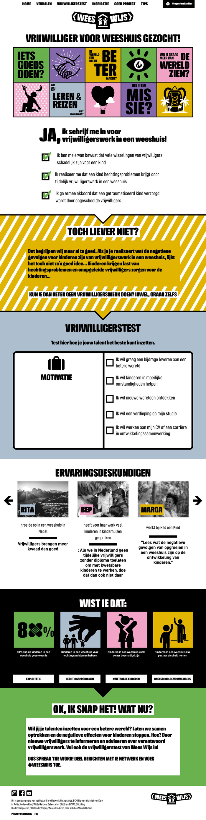 Wees Wijs logo and website 5