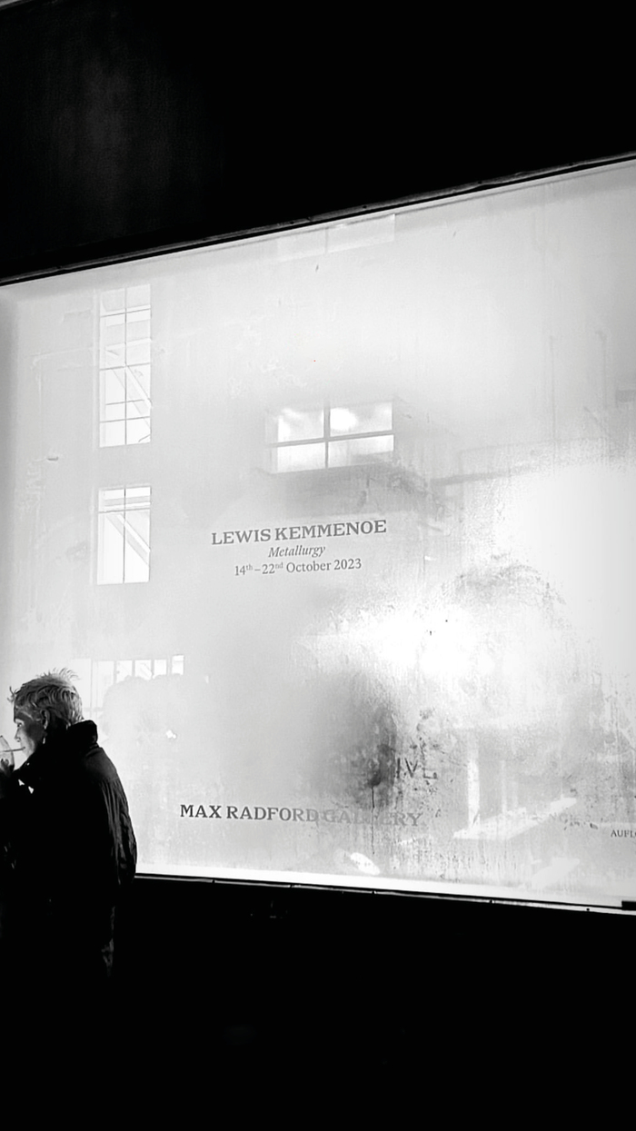 Max Radford Gallery identity, Lewis Kemmenoe exhibition 4