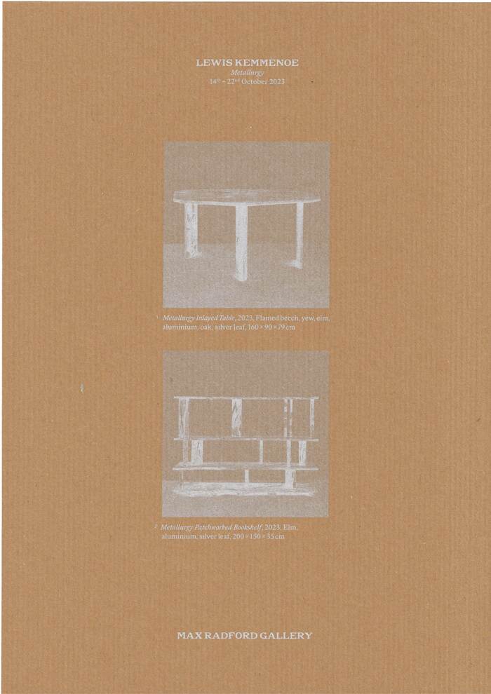 Max Radford Gallery identity, Lewis Kemmenoe exhibition 3