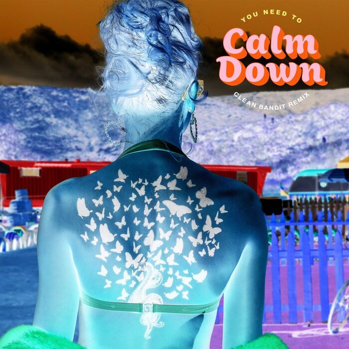 Cover for the Clean Bandit Remix with reversed colors for the photograph