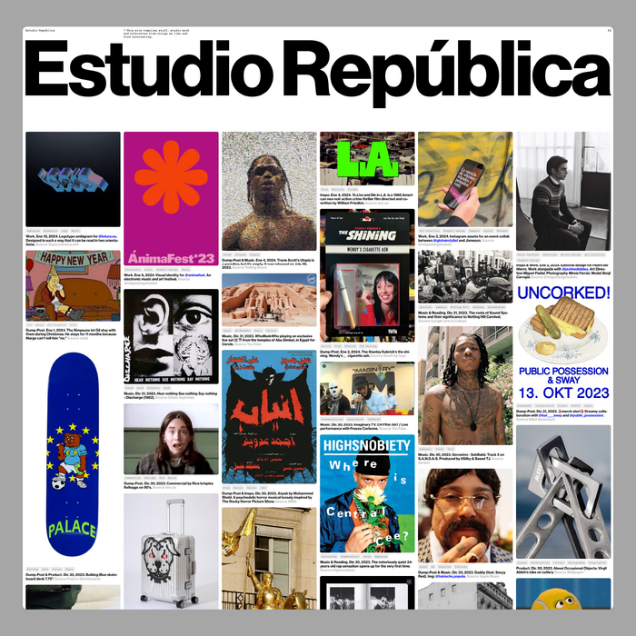 Estudio República portfolio website 1