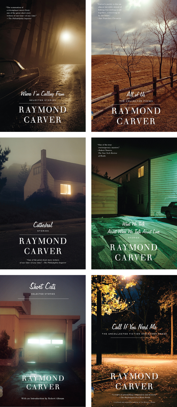Raymond Carver series, Vintage Books 2