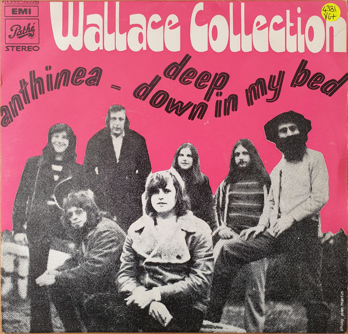 Wallace Collection – “Anthinea” / “Deep Down in My Bed” French single cover