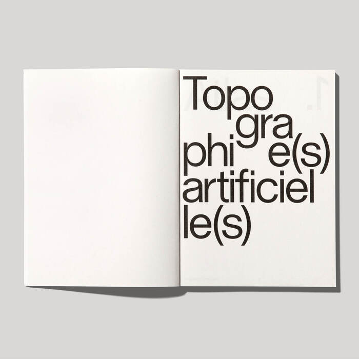 Topographie(s) Artificielle(s) 5