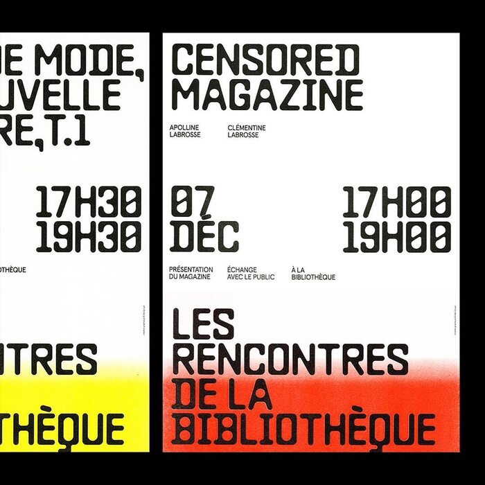 Les Rencontres de la Bibliothèque, École Duperré Paris 5