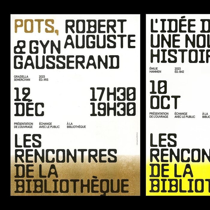 Les Rencontres de la Bibliothèque, École Duperré Paris 4