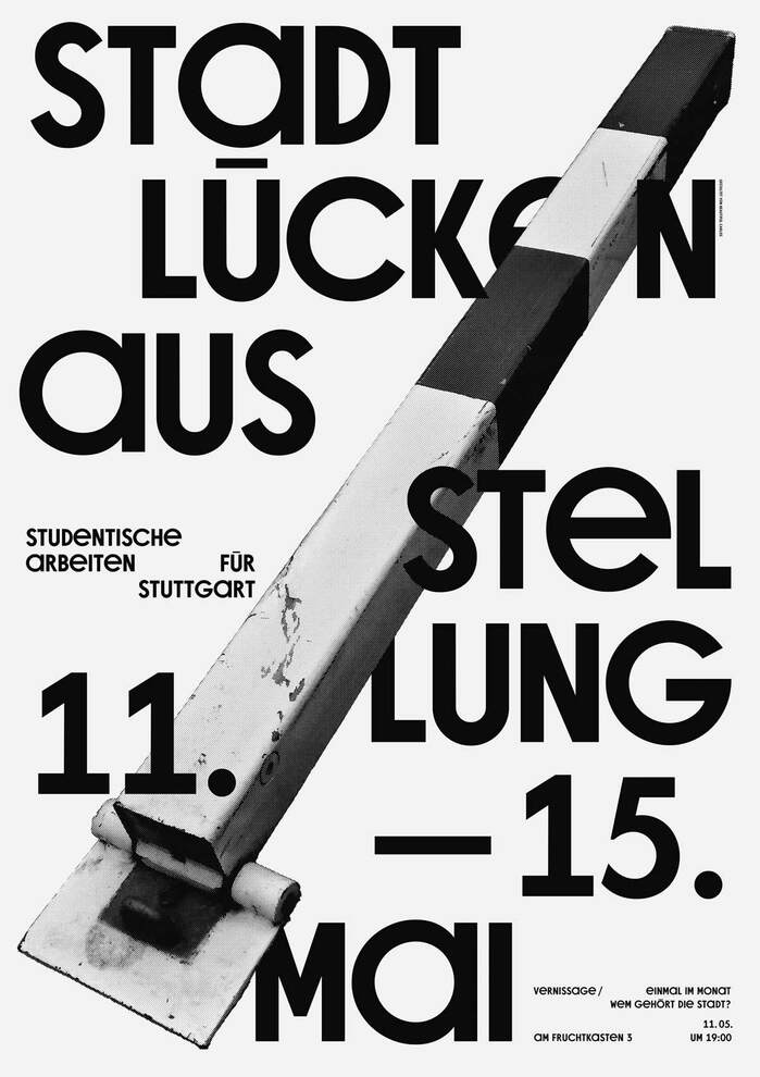 Stadtlücken identity, posters and merchandise 4