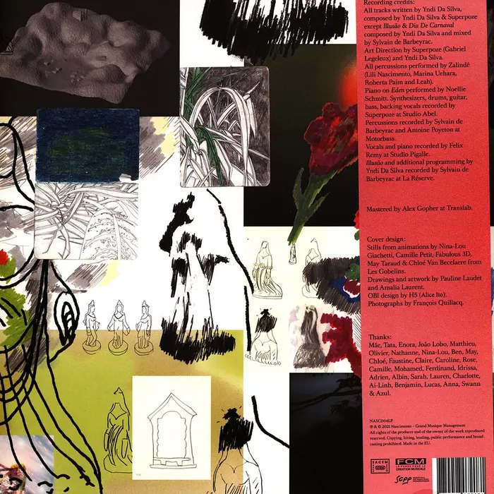Vinyl record cover design
