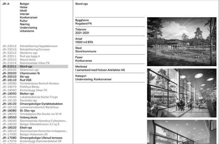 JR-Arkitekter website 2