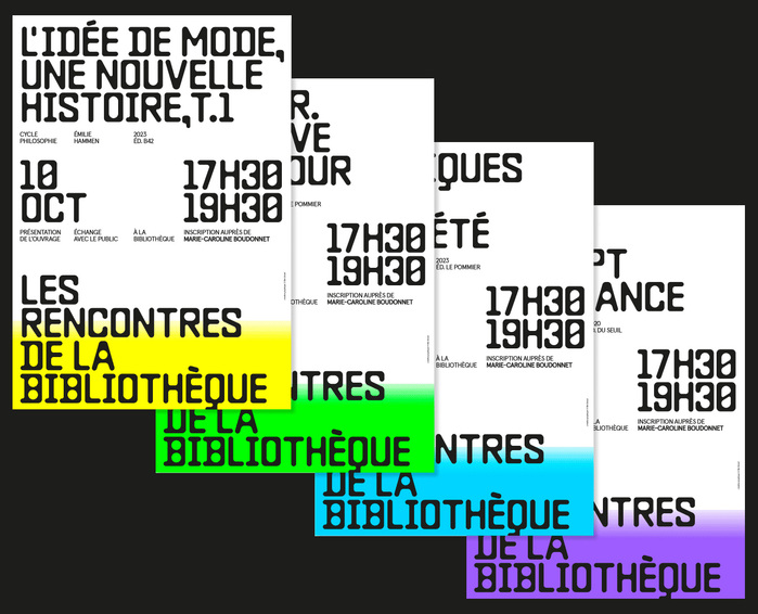 Les Rencontres de la Bibliothèque, École Duperré Paris 3