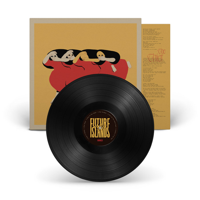 Front cover with inner sleeve and vinyl record