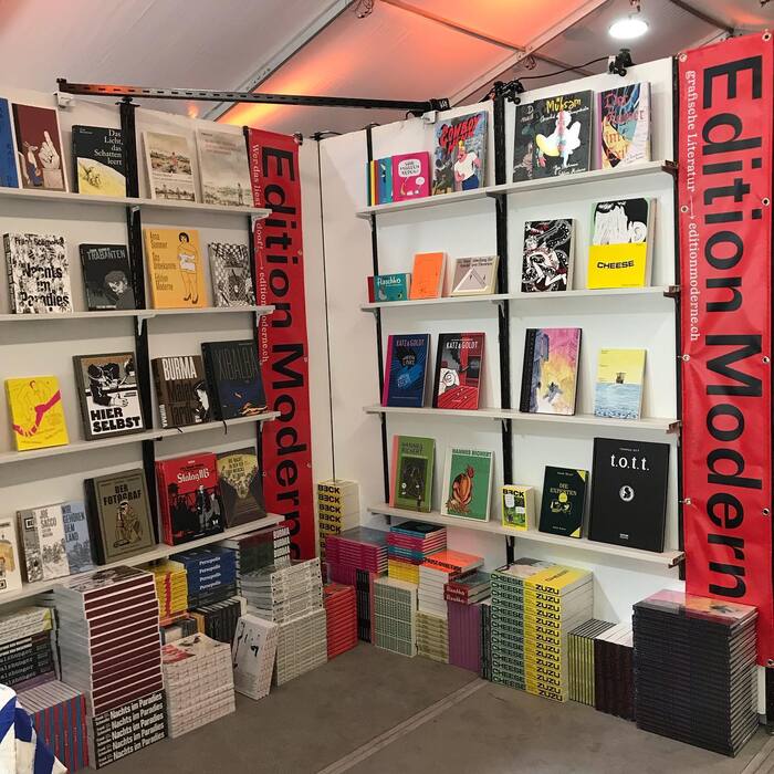 Edition Moderne at Erlangen International Comic Salon, June 2023