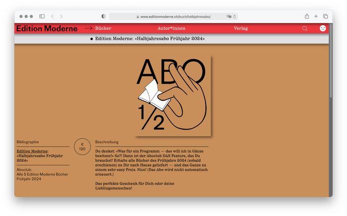 Product page