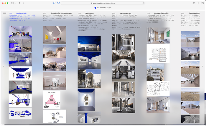 Assaf Kimmel Studio website 5