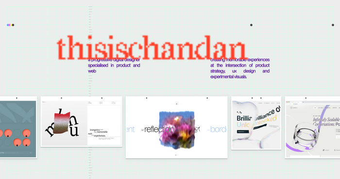 Chandan Kolaparthi portfolio website 1