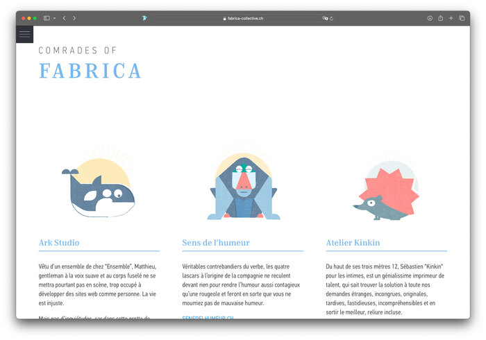 Fabrica Collective website 4