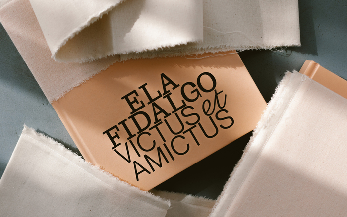 Ela Fidalgo. Victus et amictus exhibition catalog 1
