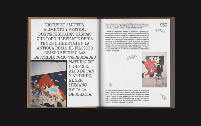 Ela Fidalgo. Victus et amictus exhibition catalog 11