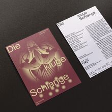<cite>Die kluge Schlange</cite> flyer and social media
