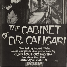 <cite>The Cabinet of Dr. Caligari</cite> at the Roxie Theater flyer