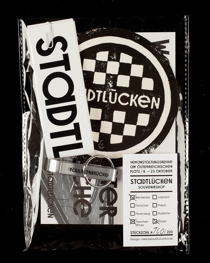 Stadtlücken identity, posters and merchandise 6