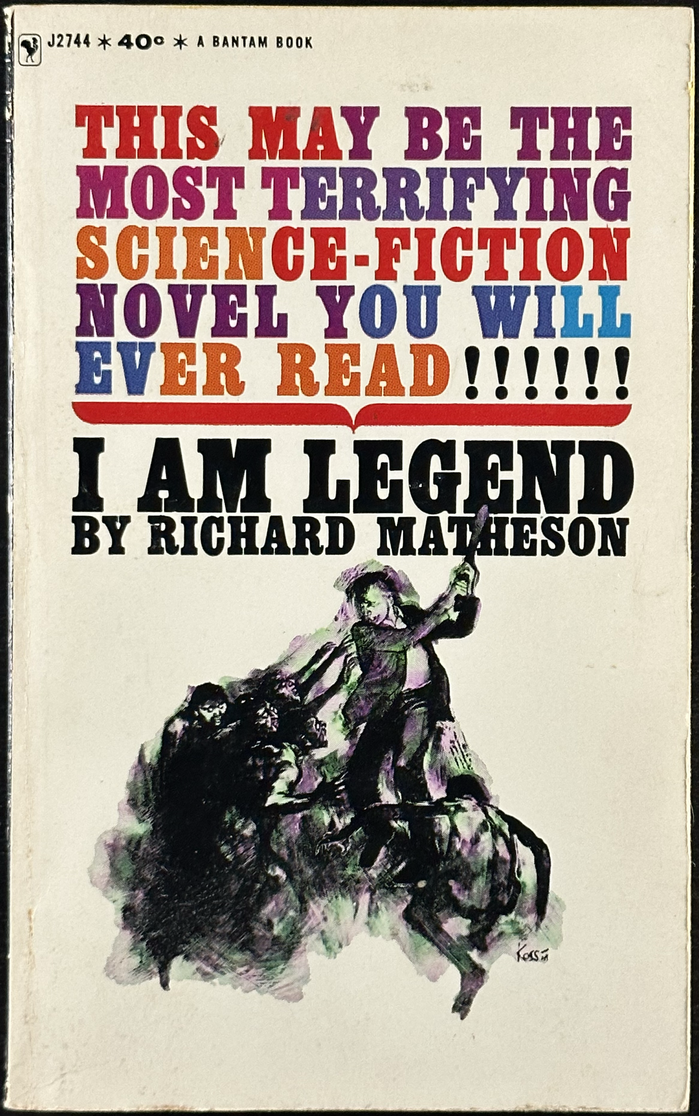 I Am Legend by Richard Matheson (Bantam)