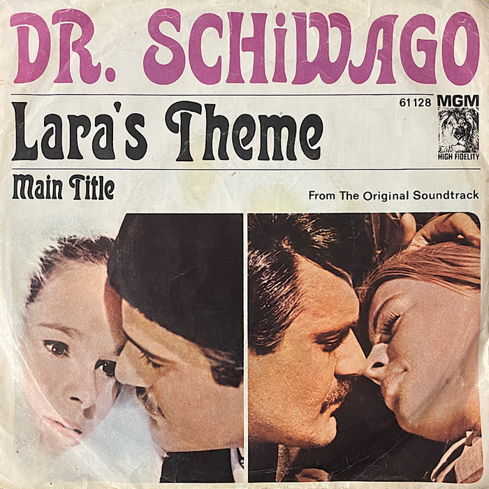 Maurice Jarre – “Lara’s Theme” (Dr. Schiwago) single cover