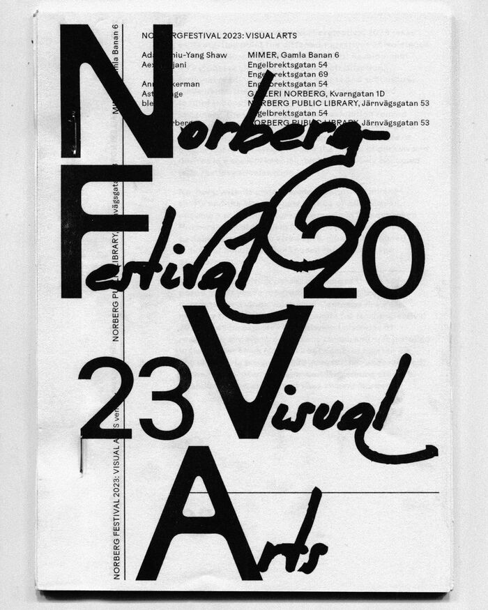 Norbergfestival 2023 visual arts program 2